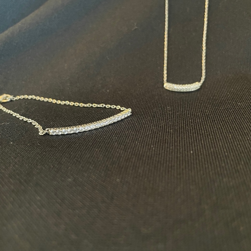 Silpada Holiday Bling Necklace and Bracelet Set